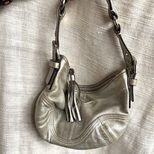 Silver Coach Purse